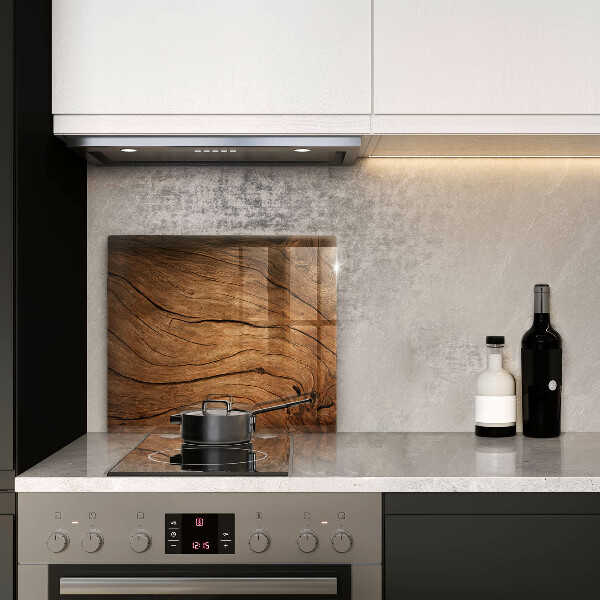 Skleněná krájecí deska Textura dřevěné desky