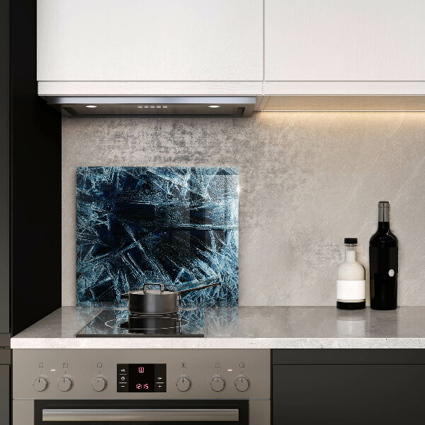 Skleněná krájecí deska Struktura ostrého ledu