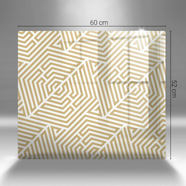 Skleněná krájecí deska Geometrické čáry