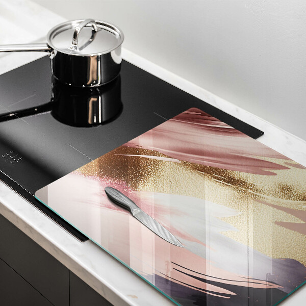 Skleněná deska do kuchyně Pastelové skvrny