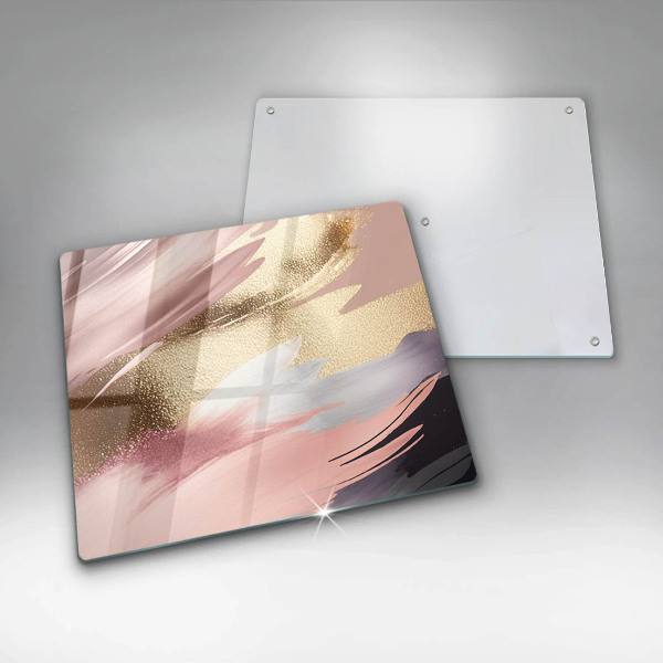 Skleněná deska do kuchyně Pastelové skvrny