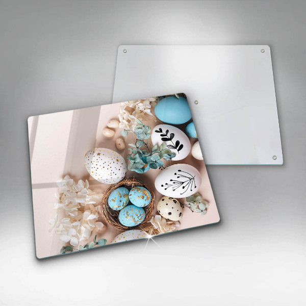 Skleněná deska do kuchyně Velikonoční dekorace