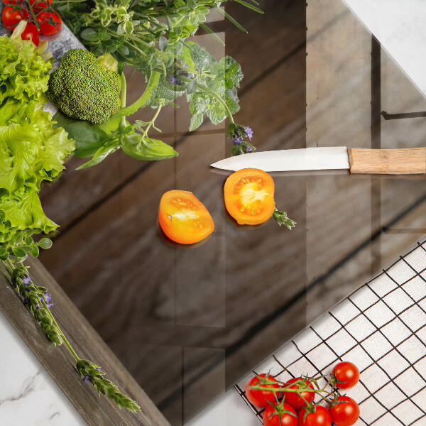 Skleněná deska do kuchyně Zelené bylinky