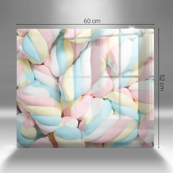 Skleněná deska do kuchyně Barevné marshmallows