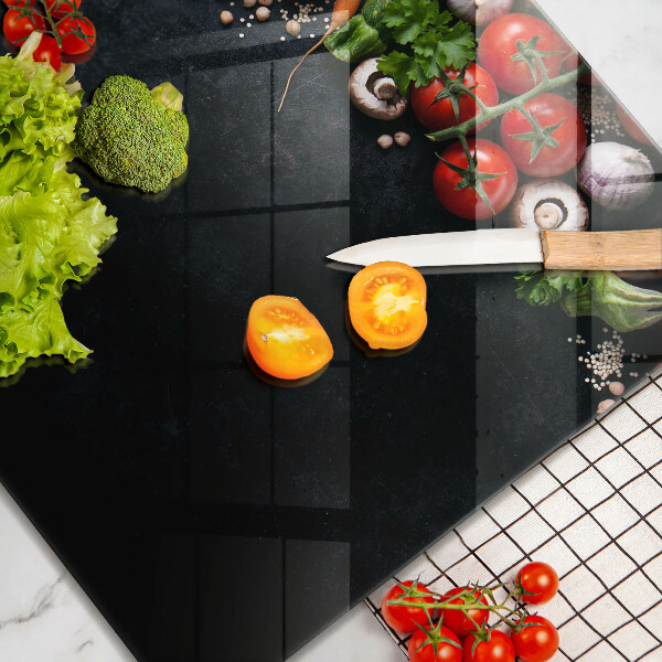 Skleněná deska do kuchyně Barevná zelenina