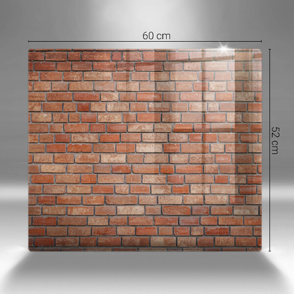 Krájecí prkénko skleněné Cihlová zeď