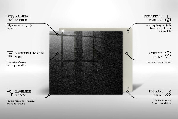 Krájecí prkénko skleněné Rock textury