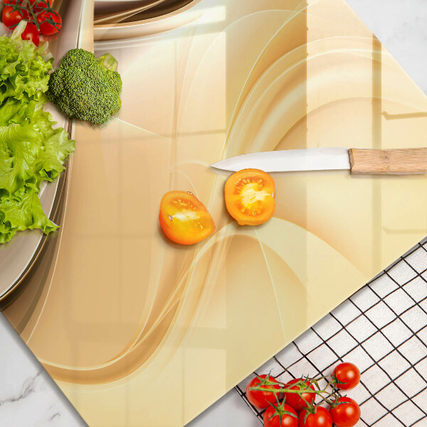 Skleněná krájecí deska Abstrakce kouře