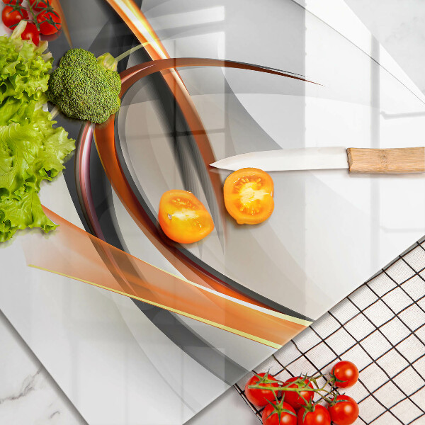 Skleněná krájecí deska Moderní tvary