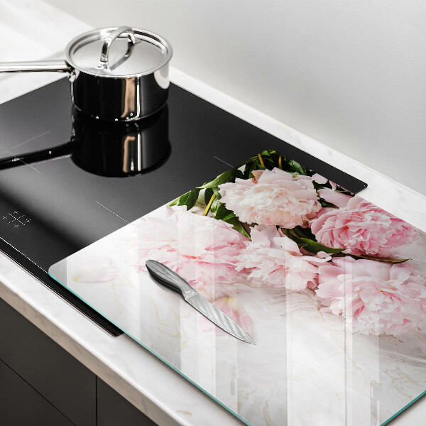 Skleněná krájecí deska Jemné květy růží