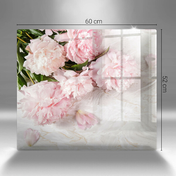 Skleněná krájecí deska Jemné květy růží