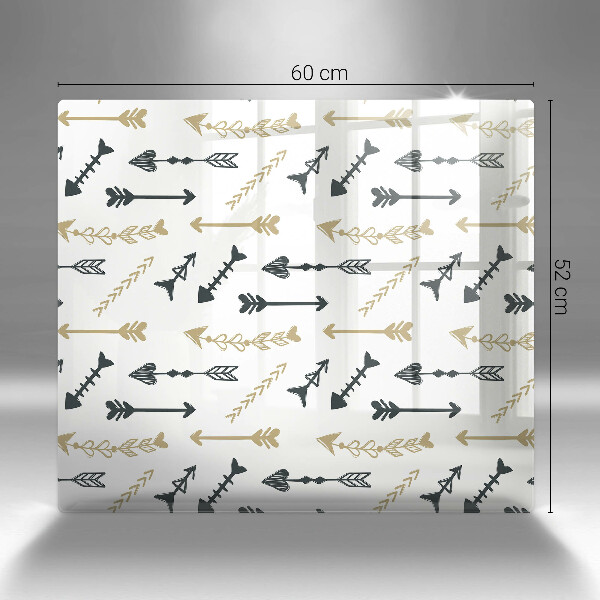 Skleněná krájecí deska Vzor boho šipky