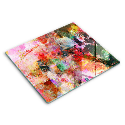 Skleněná krájecí deska Malování abstrakce