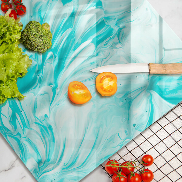 Krájecí prkénko skleněné Abstrakce barvy