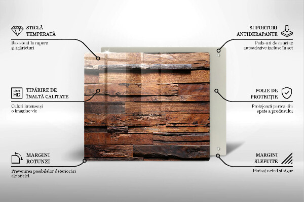 Krájecí prkénko skleněné Dekorativní dřevěné desky