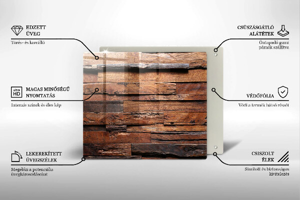 Krájecí prkénko skleněné Dekorativní dřevěné desky
