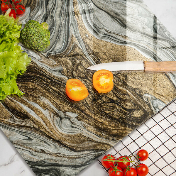 Skleněná deska do kuchyně Bohatá abstrakce