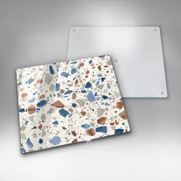 Skleněná deska do kuchyně Dekorativní kamenina