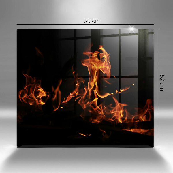 Skleněná deska do kuchyně Zapal živý plamen