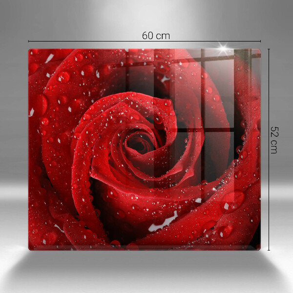 Skleněná krájecí deska Okvětní lístky růže