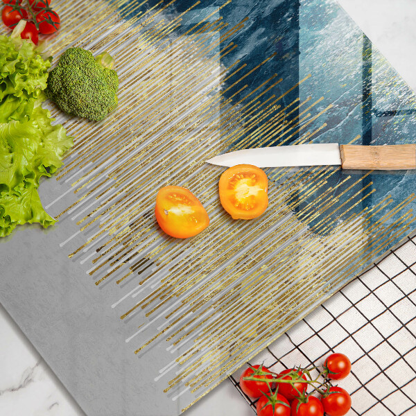 Krájecí prkénko skleněné Designérská abstrakce