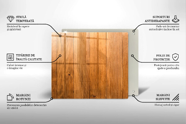 Krájecí prkénko skleněné Dřevěná prkna