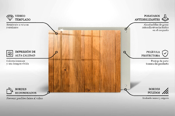 Krájecí prkénko skleněné Dřevěná prkna