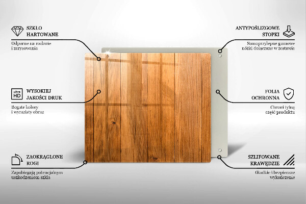 Krájecí prkénko skleněné Dřevěná prkna