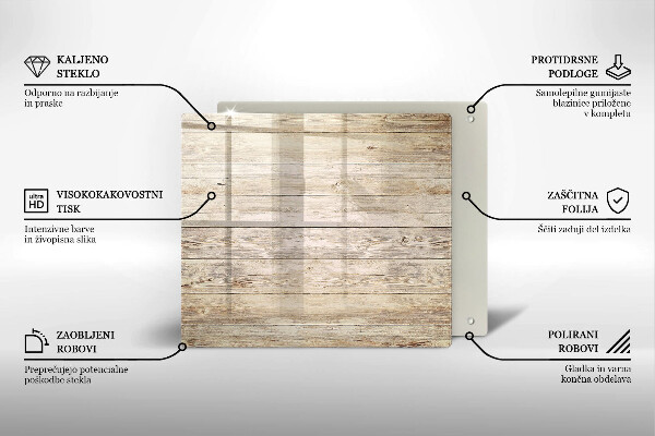 Krájecí prkénko skleněné Dřevěná prkna