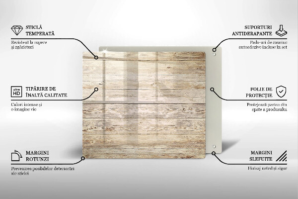 Krájecí prkénko skleněné Dřevěná prkna