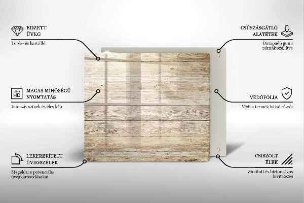 Krájecí prkénko skleněné Dřevěná prkna