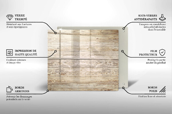 Krájecí prkénko skleněné Dřevěná prkna