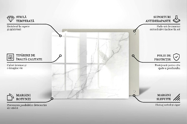 Krájecí prkénko skleněné Mramorové kamenné pozadí