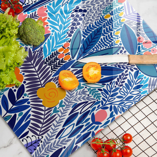 Krájecí prkénko skleněné Malovaná louka