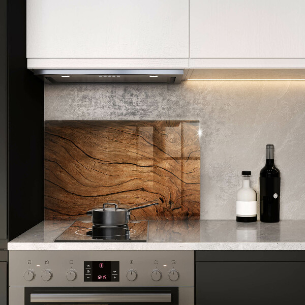 Krájecí prkénko skleněné Textura dřevěné desky