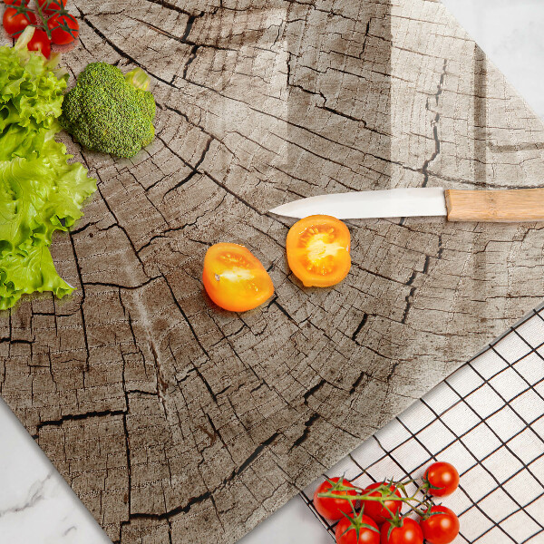 Krájecí prkénko skleněné Průřez stromem