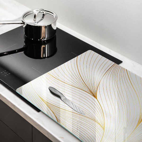 Skleněná deska do kuchyně Moderní čáry vzor