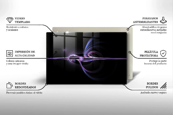 Skleněná deska do kuchyně Moderní abstrakce