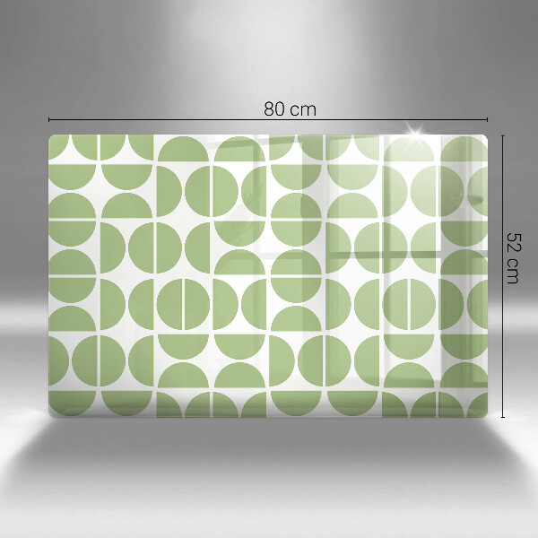 Skleněná deska do kuchyně Vzor boho tvarů