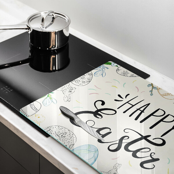 Krájecí prkénko skleněné Happy easter