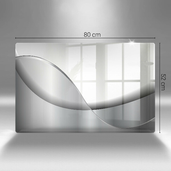 Skleněná deska do kuchyně Abstraktní linie designu