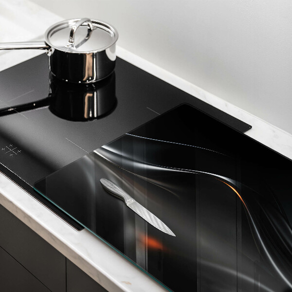 Skleněná deska do kuchyně Abstraktní 3d design