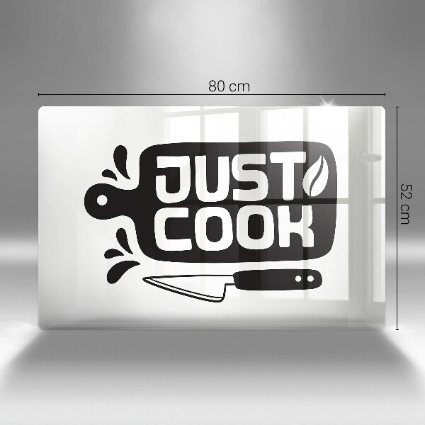 Skleněná deska do kuchyně Just cook