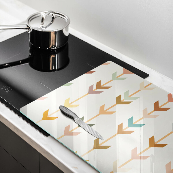 Skleněná deska do kuchyně Geometrické prvky