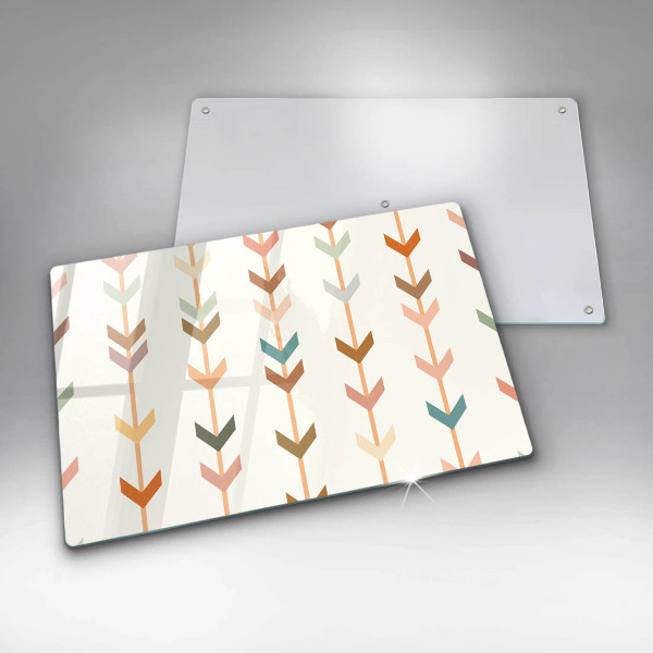 Skleněná deska do kuchyně Geometrické prvky