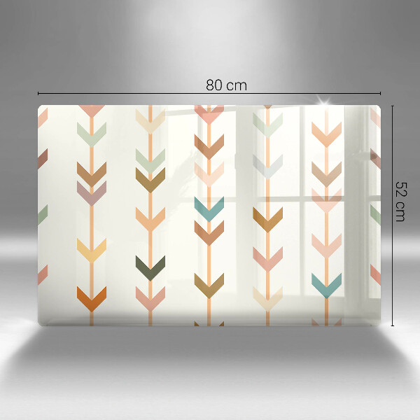 Skleněná deska do kuchyně Geometrické prvky