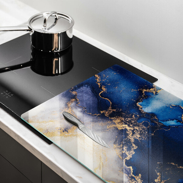 Skleněná deska do kuchyně Mramorová abstrakce