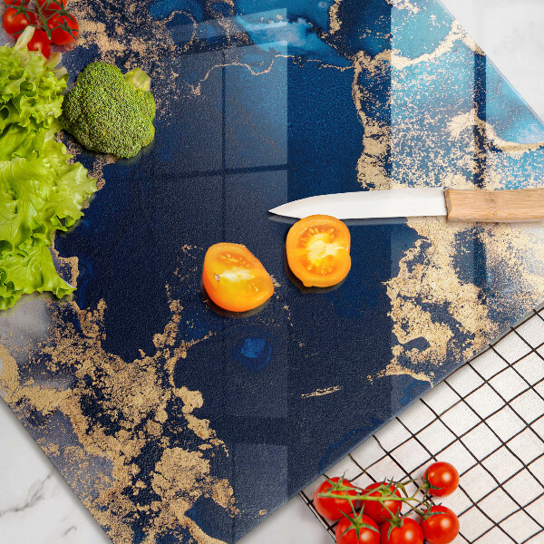 Skleněná deska do kuchyně Mramorová abstrakce