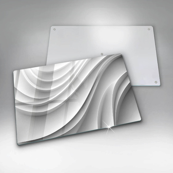 Skleněná deska do kuchyně Geometrické čáry