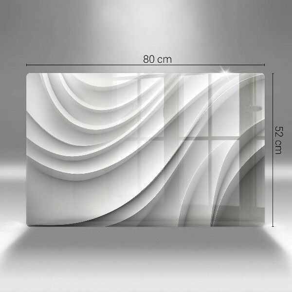 Skleněná deska do kuchyně Geometrické čáry